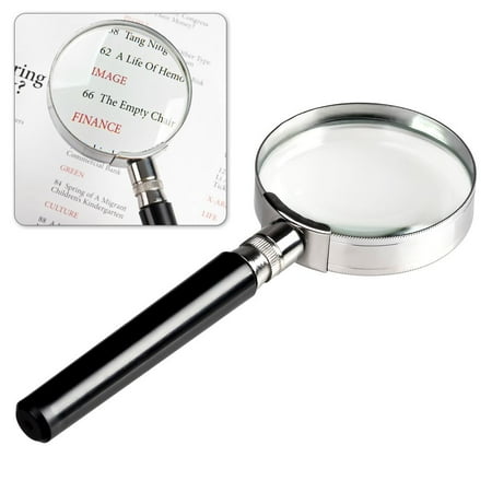 Insten 10X 50mm Handheld Magnifier Reading Jewelry Loupe Magnifying Glass - lightweight design