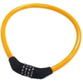 thumbnail image 1 of Security Bike Lock 4 Digit Resettable Combination Cable Lock For Bicycle, 2 Feet X 1/2 Inch, 1 of 7