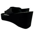 thumbnail image 5 of Gypsy Soule Platform Heel Thong Sandals, 3in Wedge Heel Comfort Soles, Black, 5 of 6