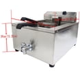 thumbnail image 4 of INTSUPERMAI Commerical Funnel Cake Fryer with 2 Ring Molds Electric Stainless Steel, 4 of 7