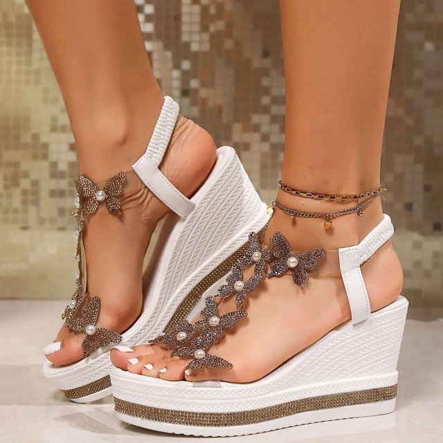 WILLBEST Sandalias De Tela De Moda De Verano Para Mujer, Sandalias Transpirables Con Punta Abierta, Zapatos De Plataforma Cómodos