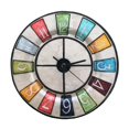 thumbnail image 1 of Eangee Home Design m1503 Clock Wall Decor with Multi Color Numbers, 1 of 1