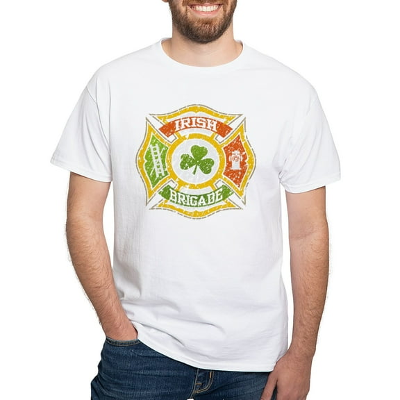 CafePress - Irish Brigade White T Shirt - Men's Classic T-Shirts
