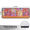 thumbnail image 5 of Kitchen Rugs Sets Of 2,Pioneer Flower Floral Print Pattern Anti Fatigue Kitchen Mat Rugs Non Slip Washable,Decorative Kitchen Floor Mats for Kitchen,Sink,Laundry,17"x47"+17"x47", 5 of 5