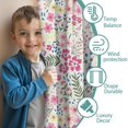 thumbnail image 3 of Blackout Kids Curtains,Pioneer Flower Childrens Insulated Curtains Set Of 2,Bedroom Essentials,Toddler Room Decor 42x54in(106x137cm), 3 of 4