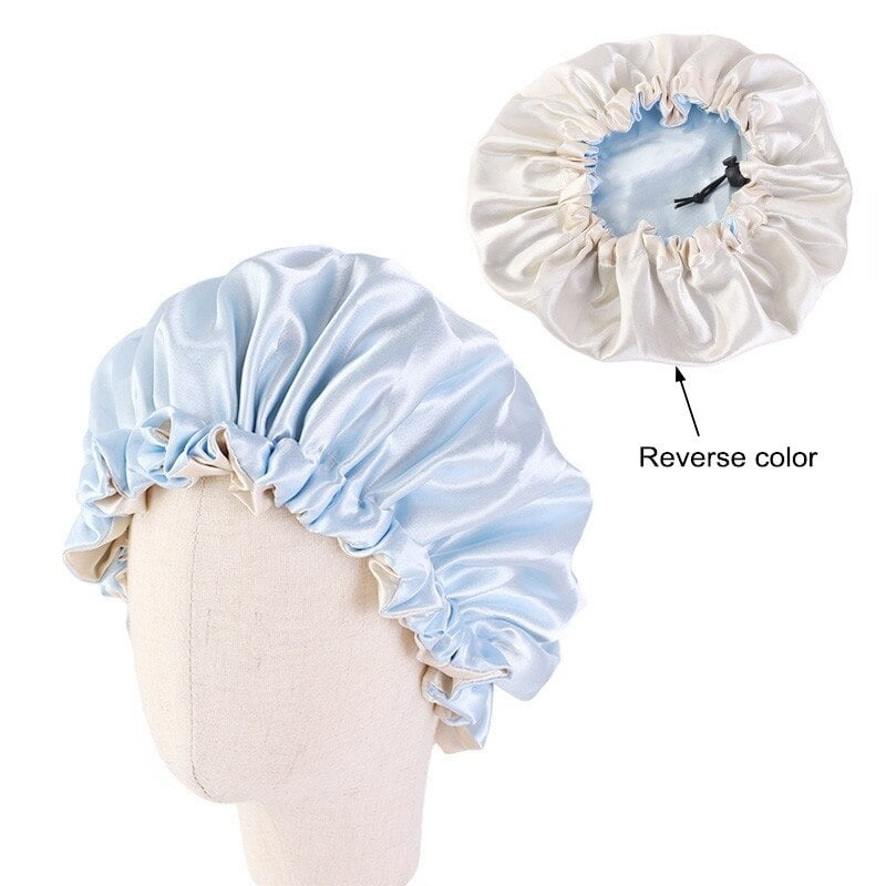 Sleep cap Adult Adjustable satin Bonnet Hair Bonnet Protect your natural hair child sizes.