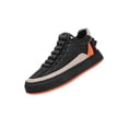 thumbnail image 3 of Zapatillas de deporte para hombres jóvenes Zapatos casuales Zapatos para correr Suela gruesa Antideslizante Calzado bordado Zapatos para caminar para Naranja Salvador  Zapatillas de deporte de los hombres, 3 of 9