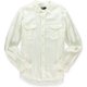 thumbnail image 1 of Camisa de vestir Ralph Lauren de lino con Botones para hombre color blanco hueso XXL, 1 of 1