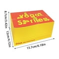 thumbnail image 3 of 6PCS Dreams Smiski Glow in The Dark Figure, Smiski HIPPERS Yoga Series Blind Box, 3 of 8