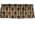 thumbnail image 6 of Floral Poplin Damask Window Valance 58" Wide, 6 of 11