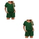 thumbnail image 4 of Jumpingount Conjunto de 2 piezas de camiseta, pantalones cortos, deportes, Fitness, atlético, Top, traje de moda para discoteca, traje de verano Type3 NO3, 4 of 6