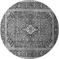 thumbnail image 1 of Ahgly Company Indoor Round Medallion Gray Traditional Area Rugs, 7' Round, 1 of 1
