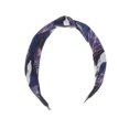 thumbnail image 4 of Unique Bargains 1 Pc Fashion Feather Pattern Headbands for Women Navy Blue, 4 of 6