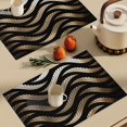 thumbnail image 3 of PVC Placemats 4 Pcs Non-Slip Heat-Resistant PVC Woven Mat For Table Desktop Protection Kitchen Placemat For Home Decoration, 3 of 5