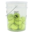 Athletic Works Set of 12 Softballs in 5Gallon Bucket, 11inch, Yellow