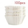 thumbnail image 4 of 100Pcs Square Cupcake Liners, Non Stick Heat Resistant Paper Baking Cups for Desserts, Oilproof Oven, 4 of 5