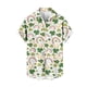 thumbnail image 3 of Camisas hawaianas para hombres y mujeres Camisas con estampado de coco para hombres Camisas casuales de manga corta con solapa de un solo pecho Blusas grandes 5XL, 3 of 5