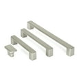 thumbnail image 5 of Contemporary 1-1/2-inch Nepoli Stainless Steel Brushed Nickel Finish Square Cabinet  Pull Knobs (Case of 5), 5 of 5