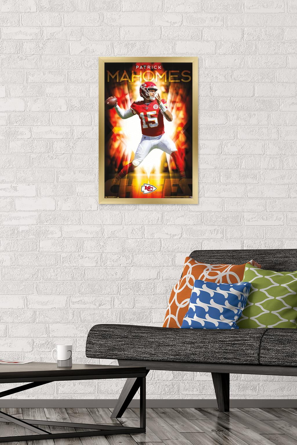 Rinkha Patrick Mahomes Football Paper Poster Chiefs 2 T-Shirt