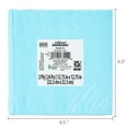 thumbnail image 6 of 6.5" x 6.5" Disposable Light Blue Paper Napkins, 24 Count, by Way To Celebrate, 6 of 6