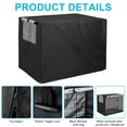 thumbnail image 2 of KBOOK 24-48 Inches Dog Crate Cover Waterproof Durable Polyester Pet Kennel Cover Fit for Wire Dog Crate, 2 of 5