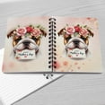 thumbnail image 4 of Happy Mother's Day Bulldog with Flower Crown and Greeting Card Spiral Bound Journal Dog Lover Gifts Idea 5x7in Spiral Notebook - 13004, 4 of 5