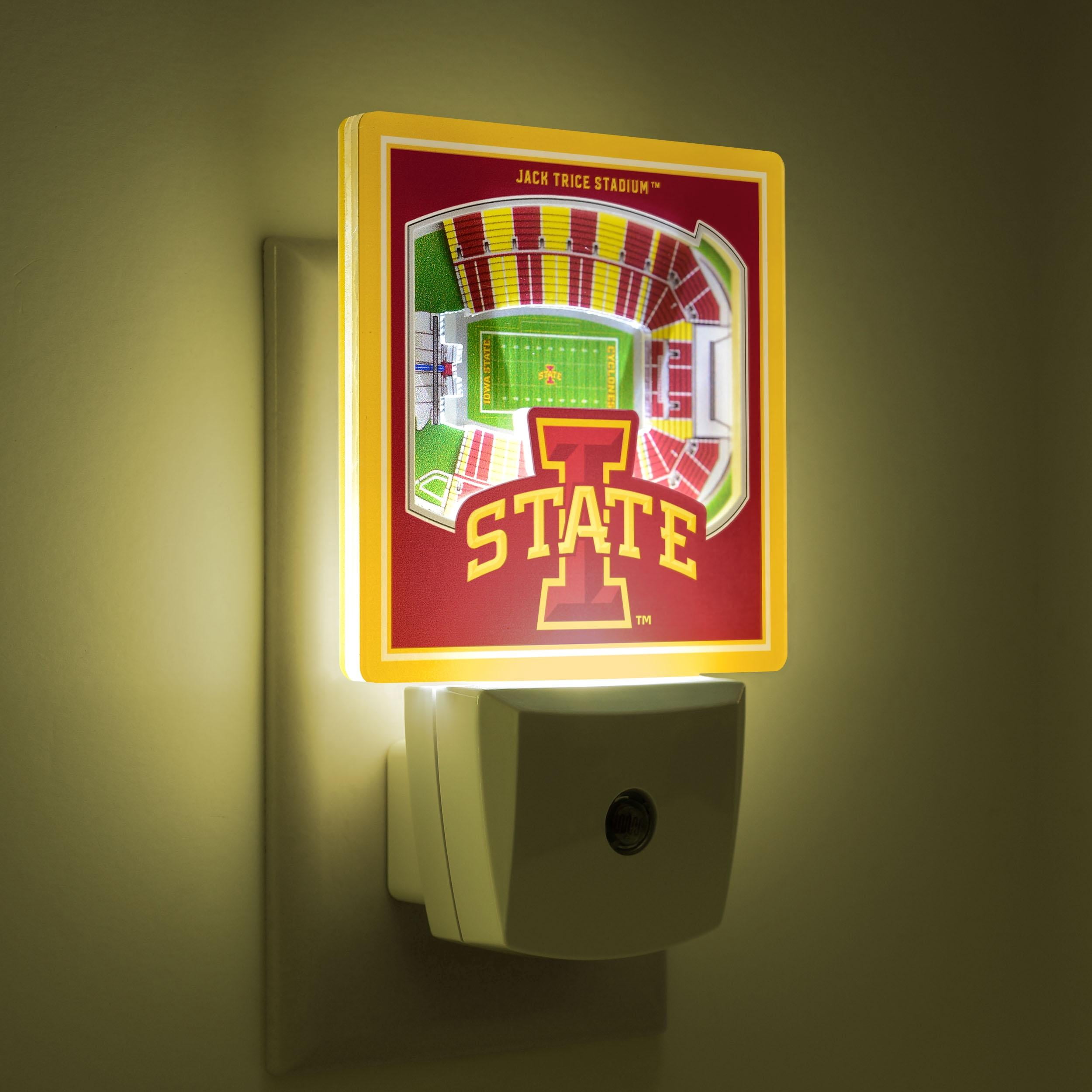 YouTheFan NCAA Iowa State Cyclones StadiumView Nite Light