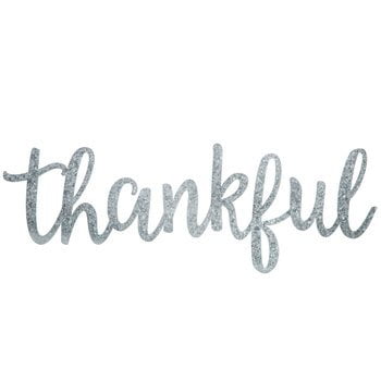 thankful word galvanized metal wall decor constructed of galvanized