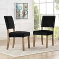 thumbnail image 5 of Oblige Dining Chair Wood Set of 2,Black, 5 of 5