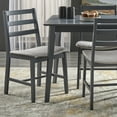 thumbnail image 6 of TMS Trent 5-Piece Indoor Dining Set, Includes Table and Chairs, Charcoal Gray, 6 of 6