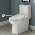 thumbnail image 5 of Classe One-Piece 12" Rough-in 1.1/1.6 GPF Dual Top Flush Elongated Toilet in Glossy White, 5 of 12