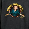 thumbnail image 3 of Golden Girls - Stay Golden Stay Golden - Women's Lightweight French Terry Long Sleeve Shirt, 3 of 5