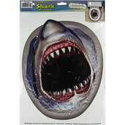 Shark Toilet Topper Peel N Place Party Accessory (1 count) (1/Sh)