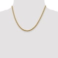 thumbnail image 2 of Real 14kt Yellow Gold 3.3mm Diamond Cut Semi-Solid Chain; 18 inch; Lobster Clasp; for Adults and Teens; for Women and Men, 2 of 5