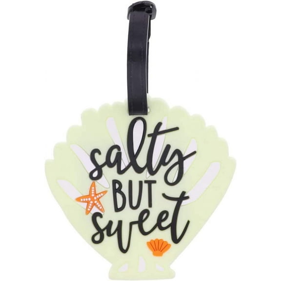 SandT Collection Salty but Sweet Silicon Luggage Tag Suitcase ID Holder