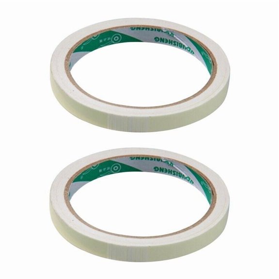 2 Rolls Glow in The Dark Tape, Self-Adhesive Luminous Strips for Wall, Stairs, Emergency Signs, Home Safety & Decoration