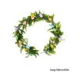 thumbnail image 3 of Garland 6.56 FT Easter Artificial Garlands with Easter Eggs, Spring Floral Garland Decor for Home Kitchen Fireplace Indoor Outdoor Holiday Party, 3 of 9