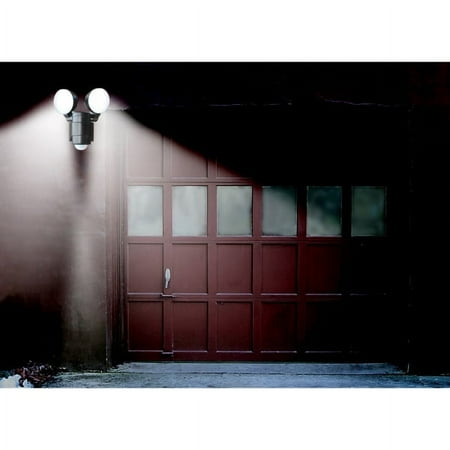 MAXSA Innovations - Battery-Powered Motion-Activated Dual Head LED Security Spotlight
