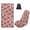 Red Flowers, variant on KUIFORTI Capybara Lemon Car Seat Towel Covers with Storage Bag Quick-Dry Lightweight Beach Towels with Storage Bag for Cars, Truck, SUV, Van Comfortable Front Protector