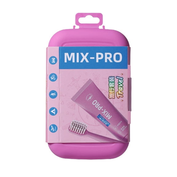 Travel Toothbrush And Toothpaste Set Portable Orals Care Kits For Travel With Friendly Materials