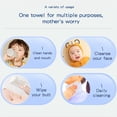 thumbnail image 4 of Soft Wet Wipes for Sensitive Skin, 15×20 cm, 80 Count, 50 gsm Pearl Textured, 30% Viscose + 70% Polyester Non-Woven Wipes for Baby Care, Household Cleaning & Travel Use, 4 of 6
