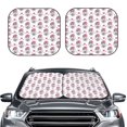 thumbnail image 2 of Fotbe Cute Poodle Dog Juego de 2 Piezas de Parasoles para Parabrisas | Bloqueador Solar para Auto | Accesorios Plegables para Protección Solar Interior-Medium, 2 of 6