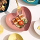 thumbnail image 4 of Bandeja para servir Plato de cena en forma de corazón Vajilla de cocina versátil y fácil de usar para fiestas, reuniones y bodas Mantenimiento sin esfuerzo, 4 of 5