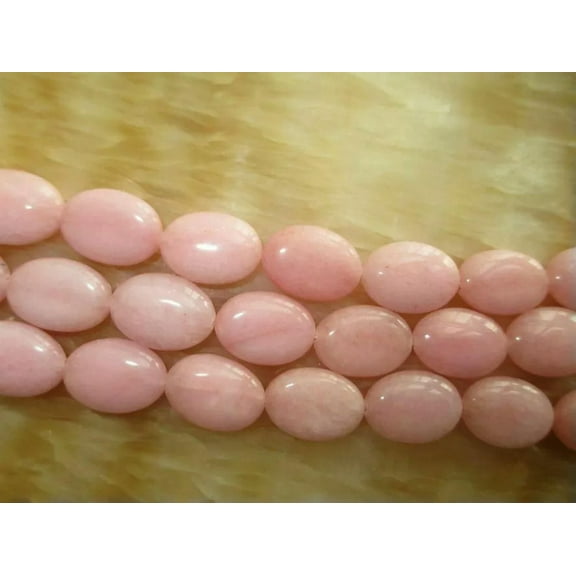EOEMY Natural 13X18mm Light Pink Ruby Loose Beads Gemstone 15" Aaa##Kh094
