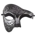 thumbnail image 2 of Máscara Fantasma Media Cara Un Ojo para Carnaval Accesorio Teatral Fiesta Halloween, 2 of 9
