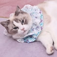 thumbnail image 4 of Lace Stitching Cat Collar - Soft and Comfortable with Floral Print for Daily Use, 4 of 8