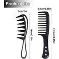 thumbnail image 2 of Peine de Dientes Anchos QUANZHOUTIANDI para Cabello Rizado Negro, 2 of 5