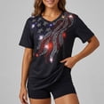 thumbnail image 6 of CAIXIA 250th Anniversary USA Shirt Women American Flag T Shirt 4th of July Patriotic Tees 250 Years America Tops, 6 of 8
