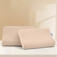 thumbnail image 6 of Beautynvta Replacement Pillow Case for Memory Foam Neck Pillow, Antibacterials Waterproof Neck Pillow Case Cover, Breathable Soft Pillowcase for Hot Sleepers, 15.75''x23.62'', Khaki, 6 of 6