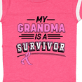 thumbnail image 4 of Inktastic My Grandma is a Survivor Breast Cancer Awareness Boys or Girls Baby Bodysuit, 4 of 5